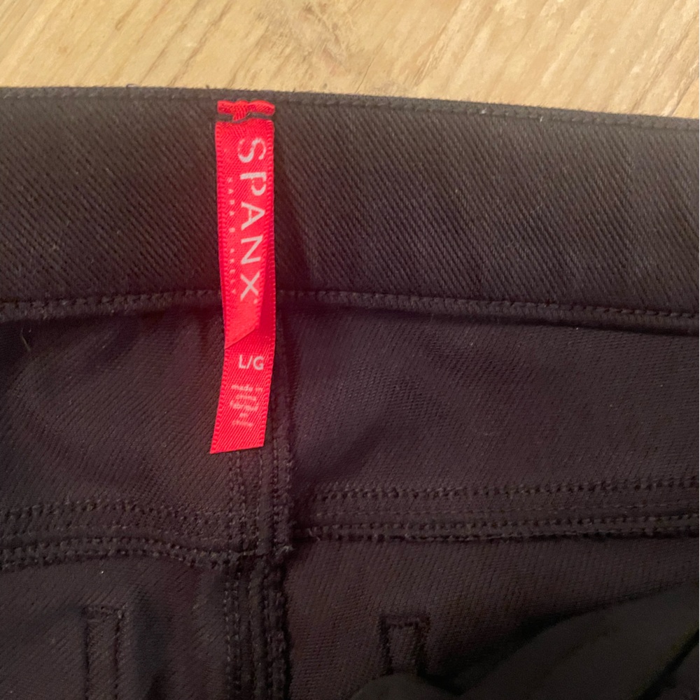 Spanx black denim - Size L